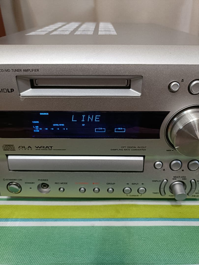 ONKYO FR-X7A CD,MD,FM/AM　整備済　完動品　リモコン付