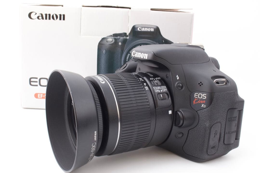 Canon EOS Kiss X5 レンズキット　スマホ転送　回転モニター　美品