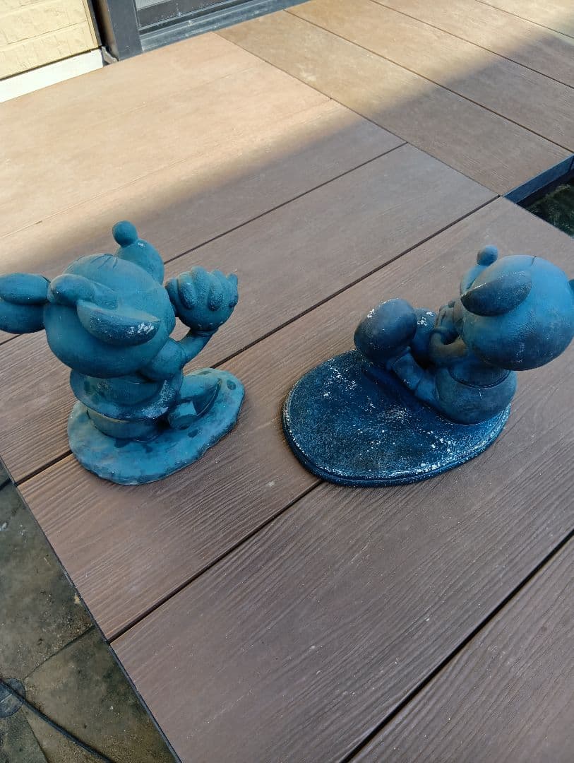 ミッキー ミニー ガーデンスタチュー