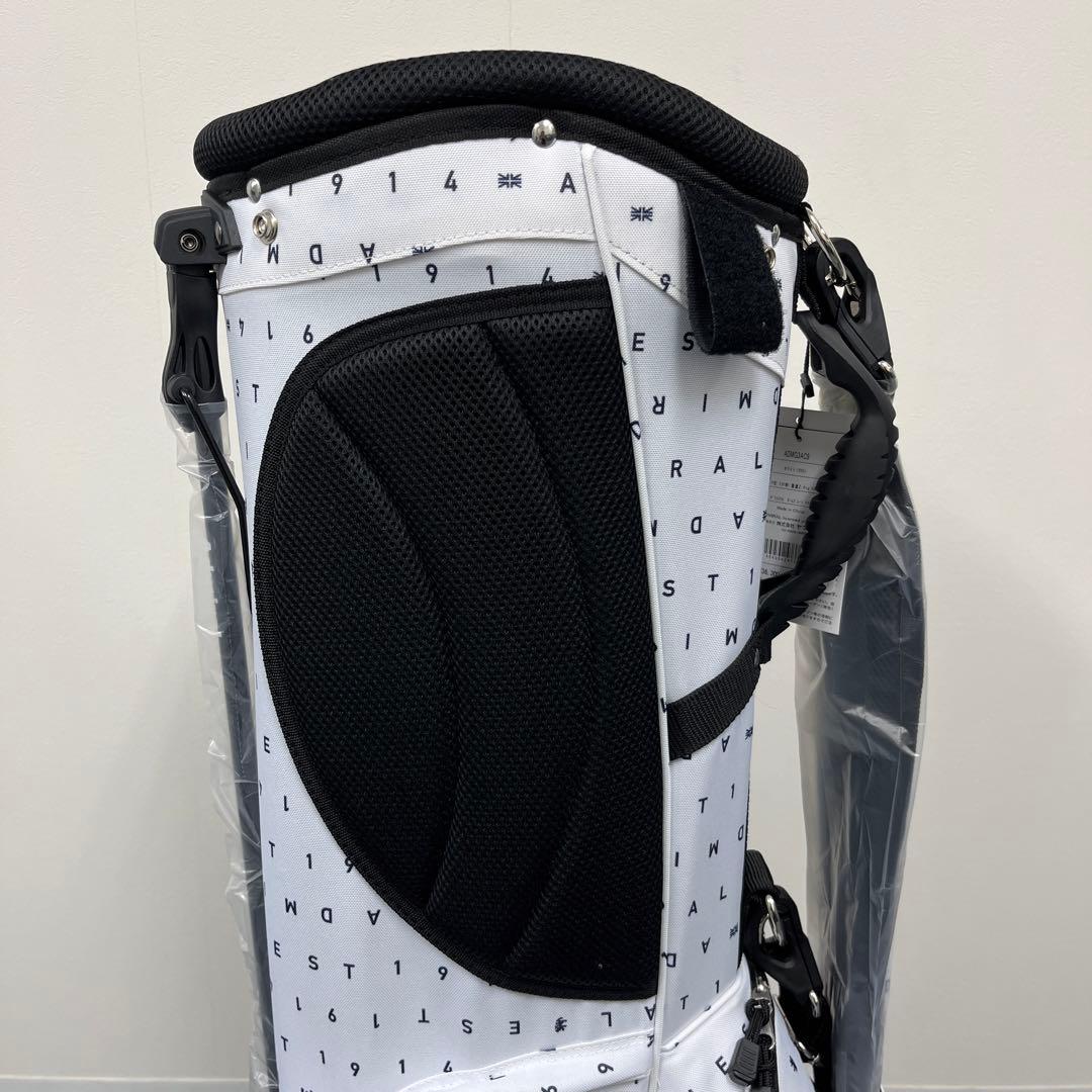 【新品】アドミラル ゴルフ スタンド キャディバッグ ホワイト ADMG3AC9