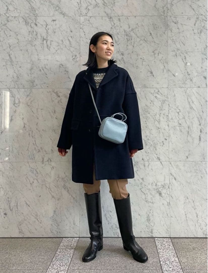 ❤︎クリーニング済❤︎MACPHEEマカフィー パイルメルトンオーバーサイズドコート