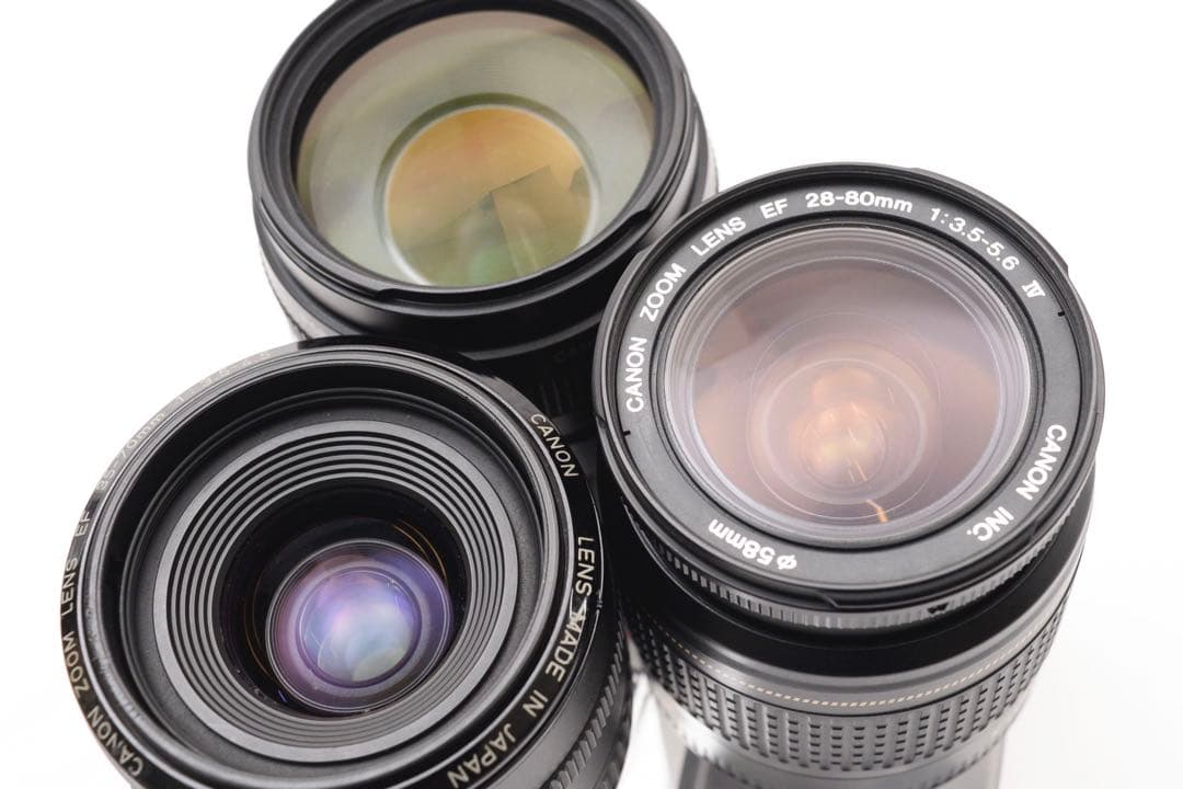 一眼レフカメラ Canon EOS 7D MarkII トリプルレンズセット