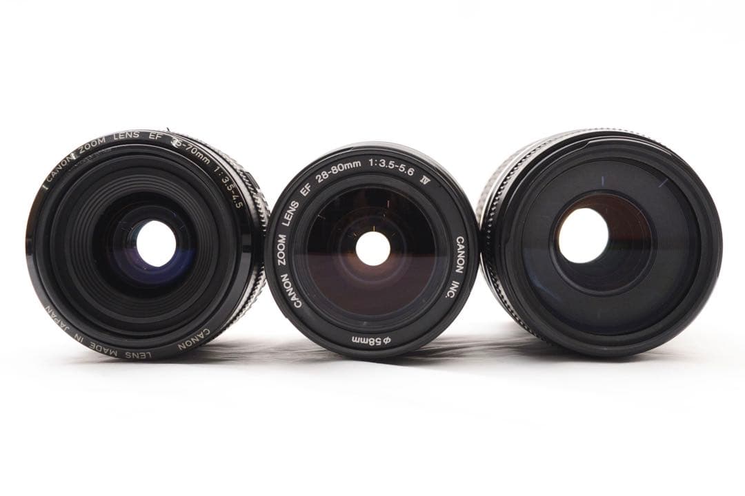一眼レフカメラ Canon EOS 7D MarkII トリプルレンズセット