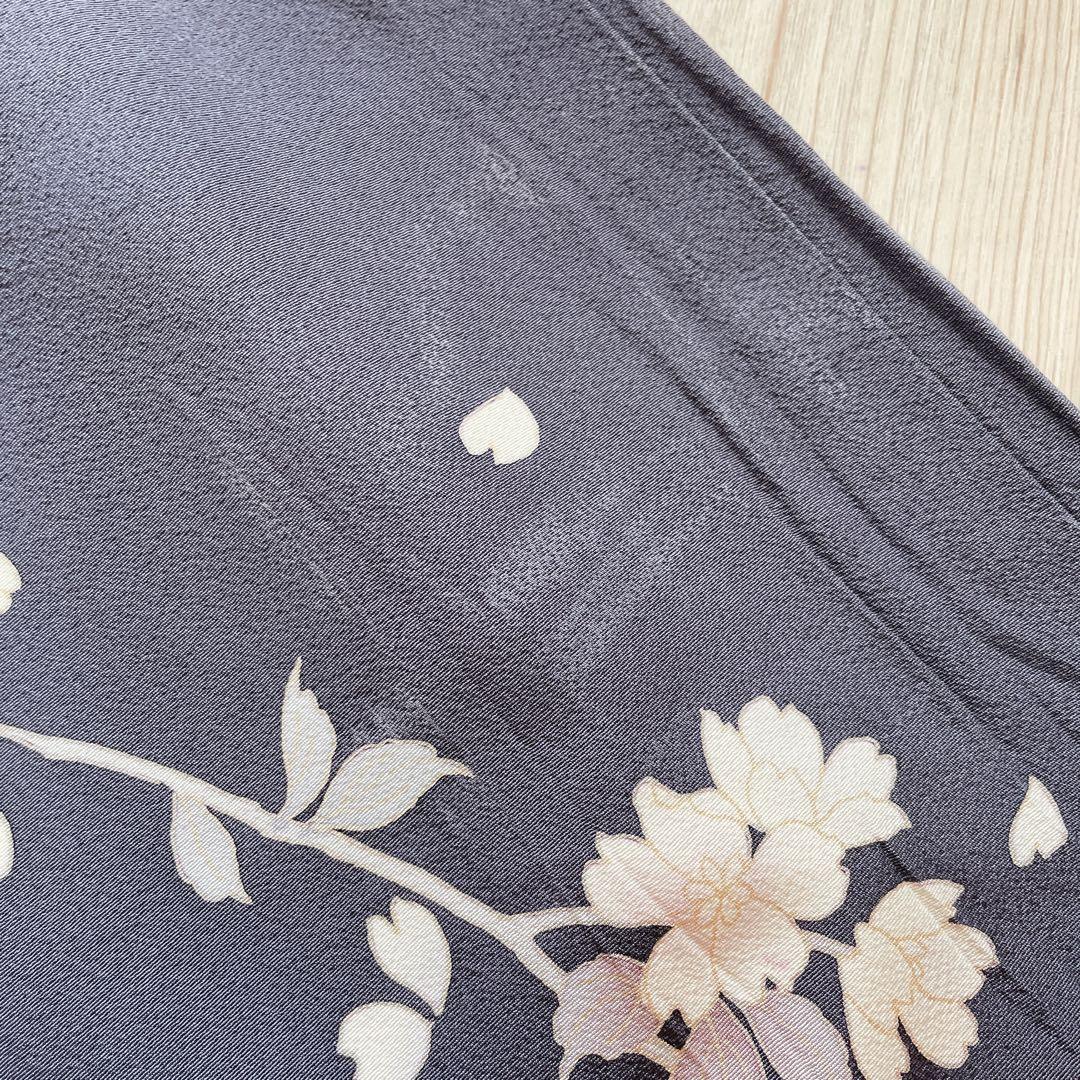 訪問着　フルセット　夜桜　艶やか　月明かり　雪輪　幻想的　P2