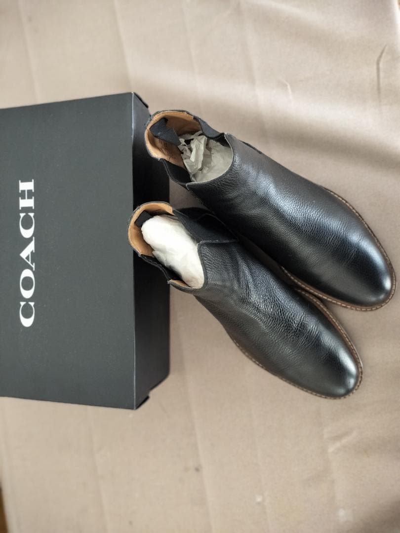 COACH(コーチ) チェルシーブーツ サイドゴアブーツ 25cm/US7.5D