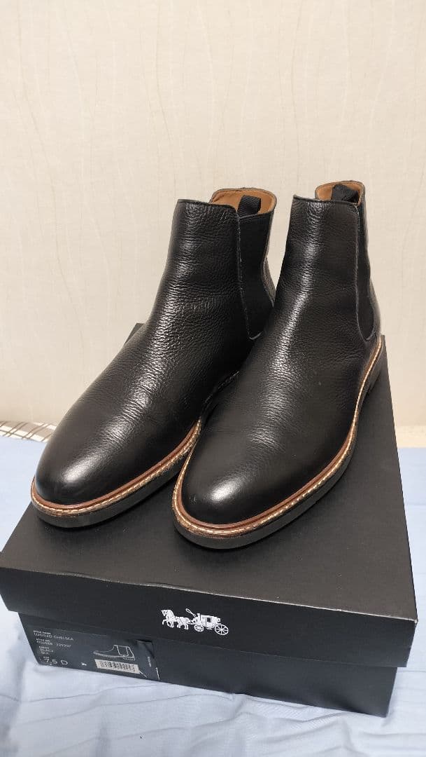 COACH(コーチ) チェルシーブーツ サイドゴアブーツ 25cm/US7.5D