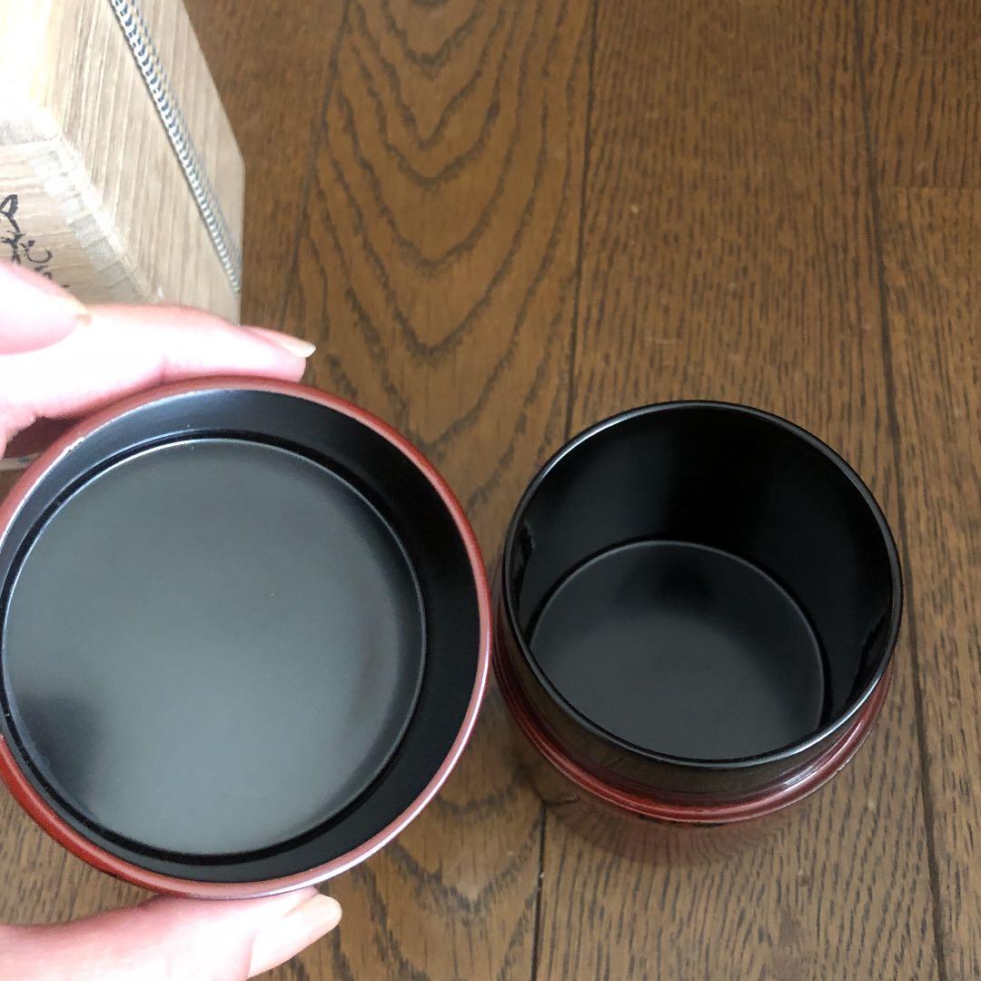 茶道具 棗 光雲作 卯花垣に郭公 面中次