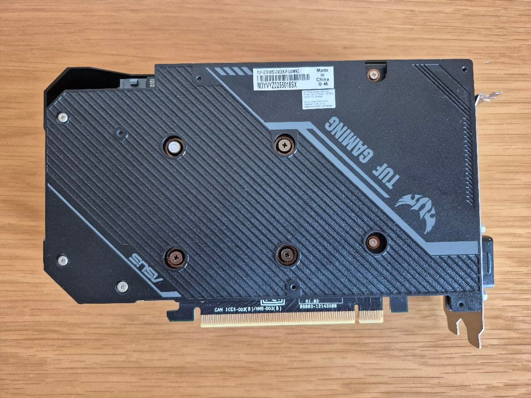 グラフィックボード・グラボ・ビデオカード ASUS TUF-GTX1650-O4GD6-GAMING