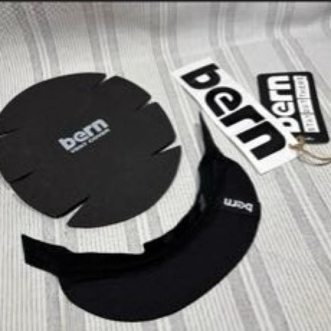 bern ヘルメット ターコイズ JAPAN FIT バイザー付き ゴーグルなし