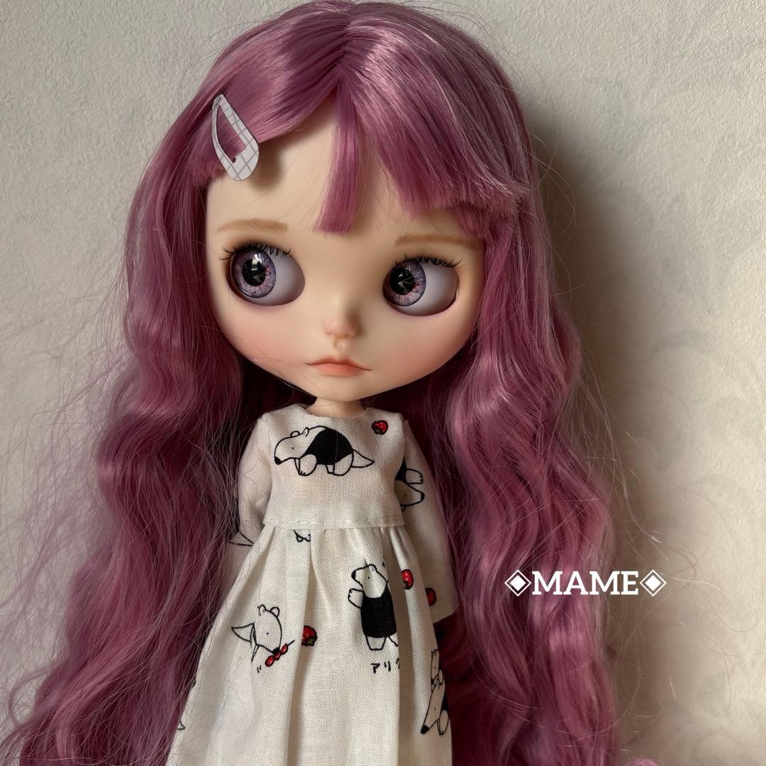 アイシードールカスタム ♡白肌・スモーキーパープル♡