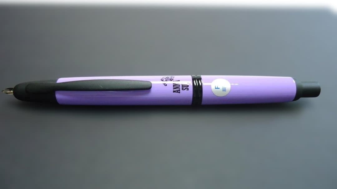 パイロット 万年筆 ANNA SUI 細字(F) 紫 ペンケース付【未使用】