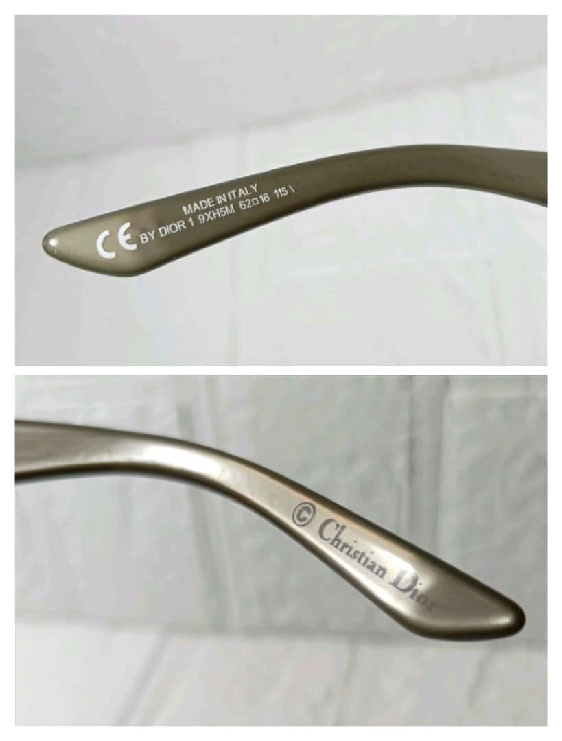 588 クリスチャンディオール サングラス DIOR1 ダークブラウン イタリア