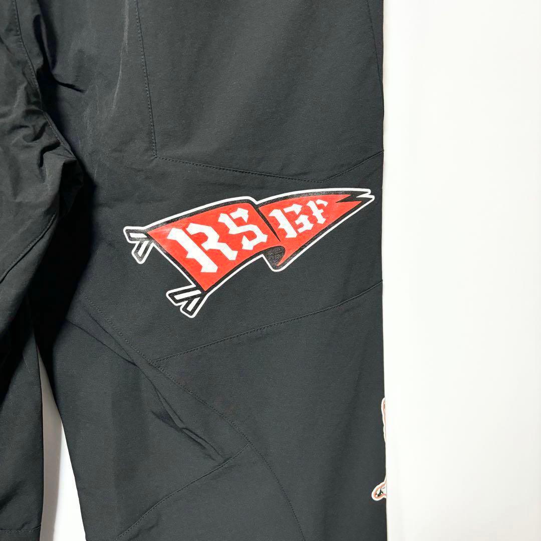 新品 ラッセルノ ゴルフ マルチロゴ ロングパンツ ブラック XL 6