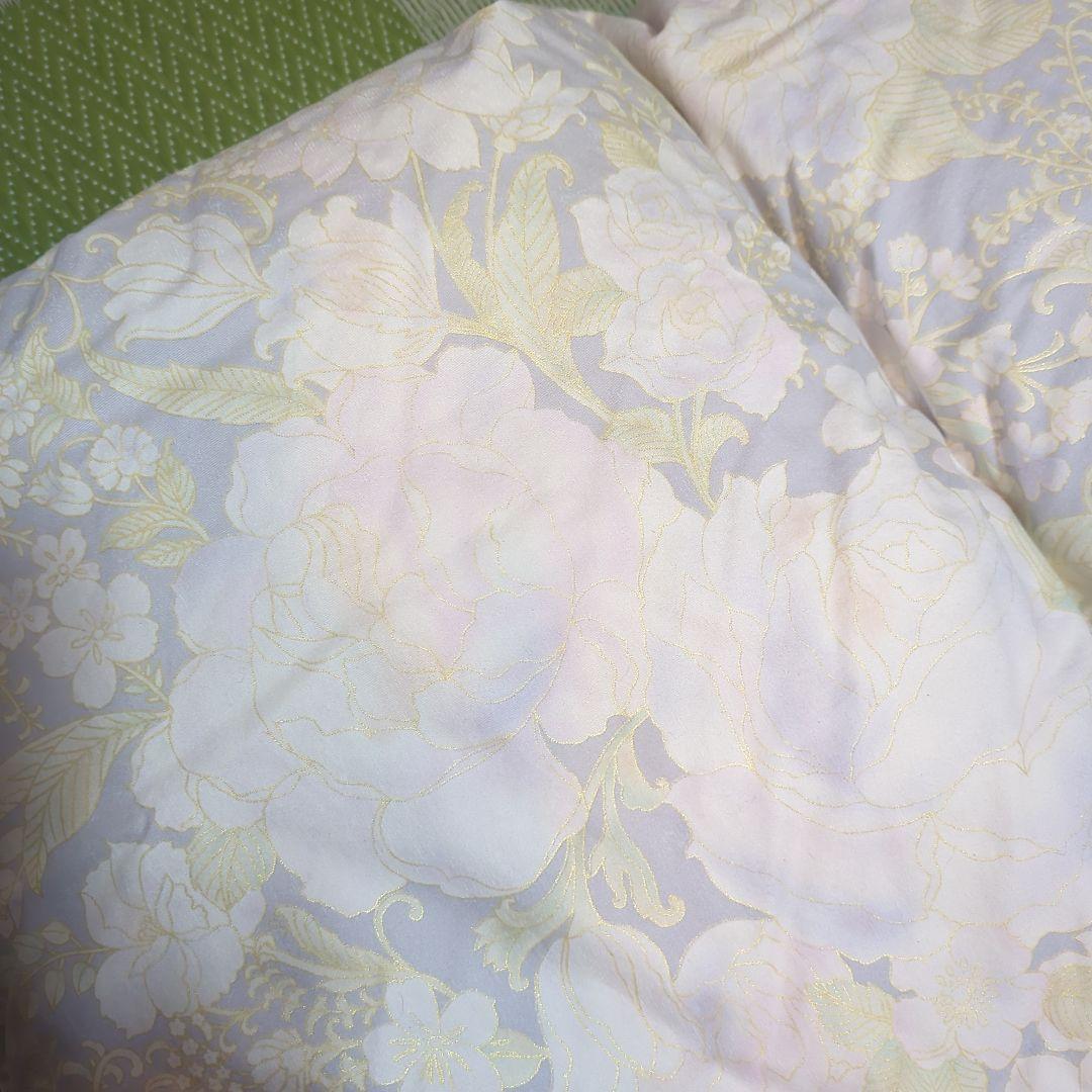 花柄羽毛掛け布団