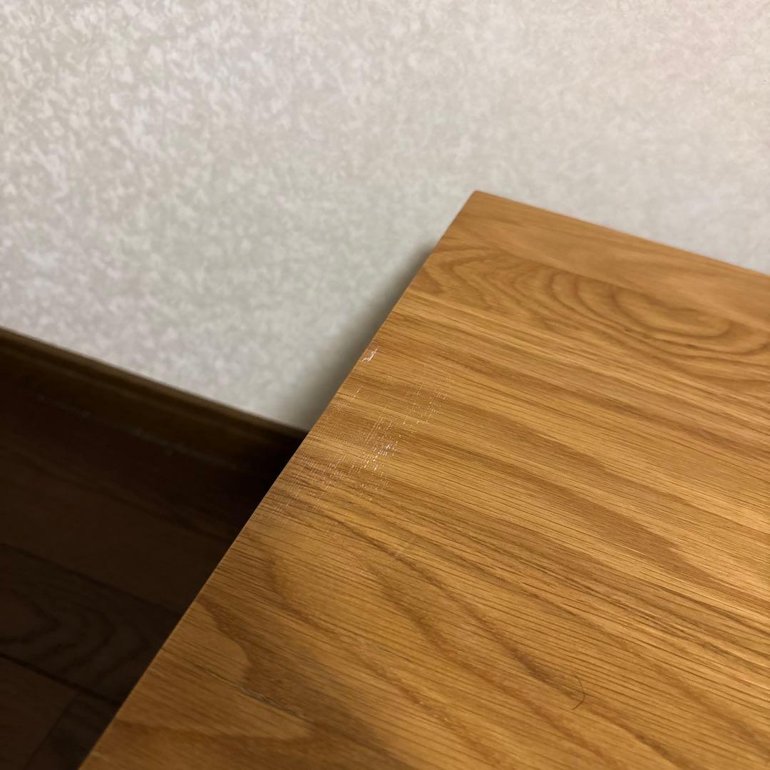 【美品】無印良品 無垢材 ローテーブル オーク材 900mm