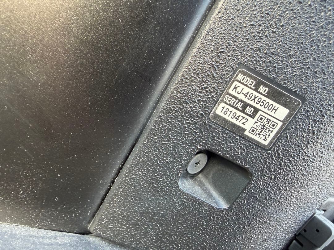 ジャンクSONY ブラビア 49インチ型 4K液晶テレビ 49X9500H