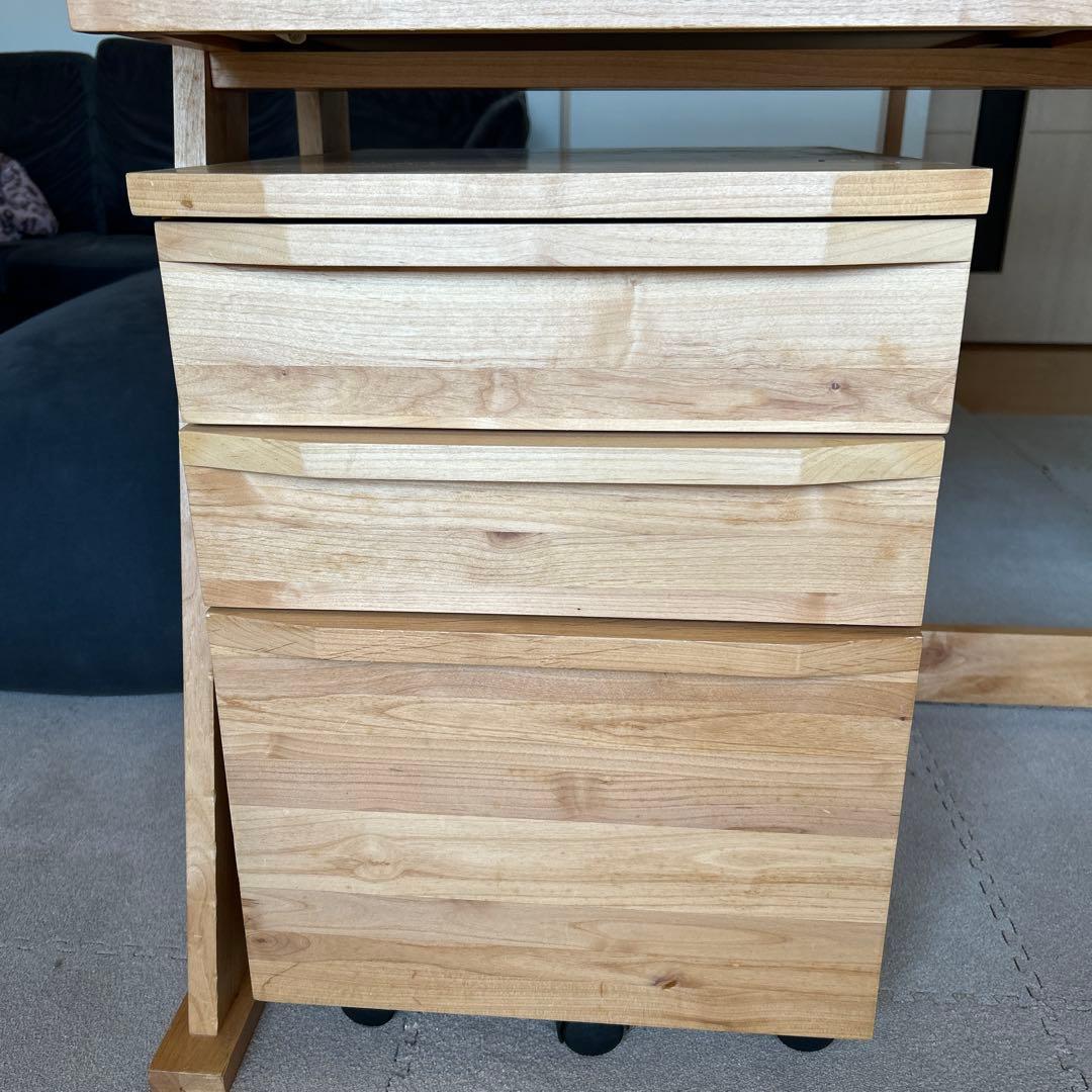 アクタス　リーヴェ　木製ワゴン　デスク別売