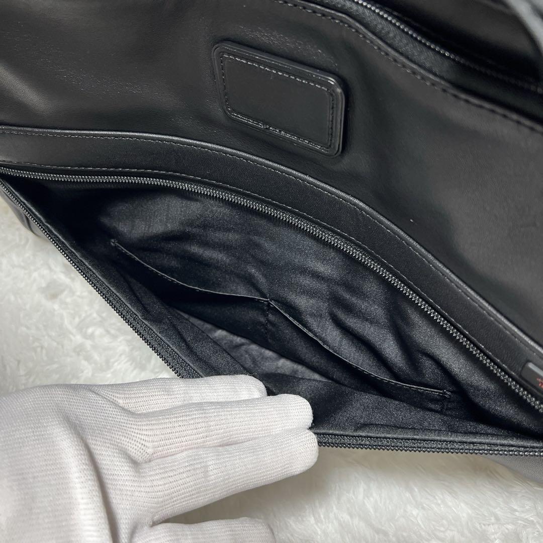 【極美品】 TUMI トゥミ オールレザー ビジネスバッグ ブラック