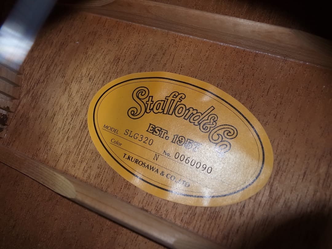 ま*ラ様 レア　スタッフォード　SLG-320　B25 3/4 コンパクト・アコ