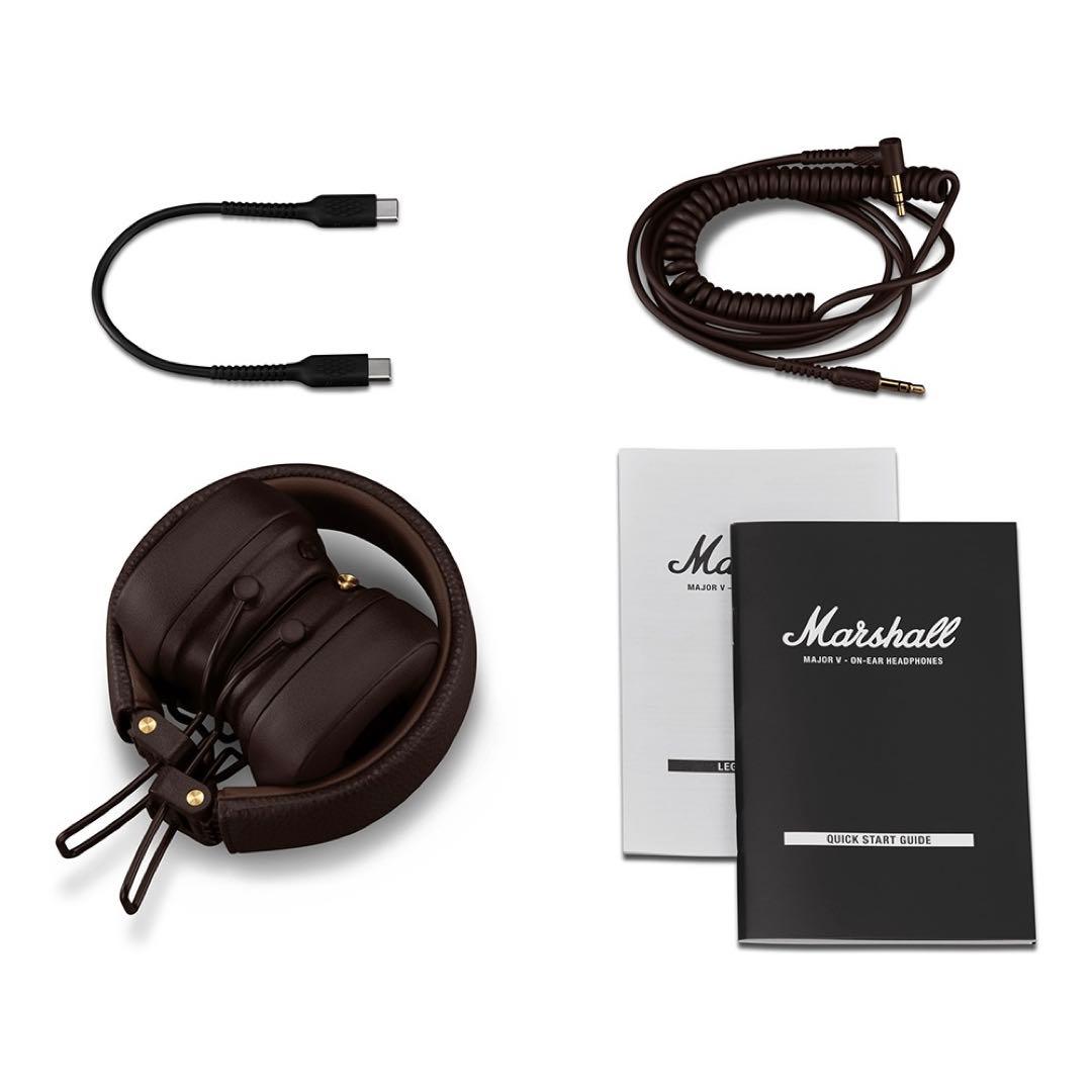 【新品未開封】Marshall マーシャル MAJOR Ⅴ ブラウン