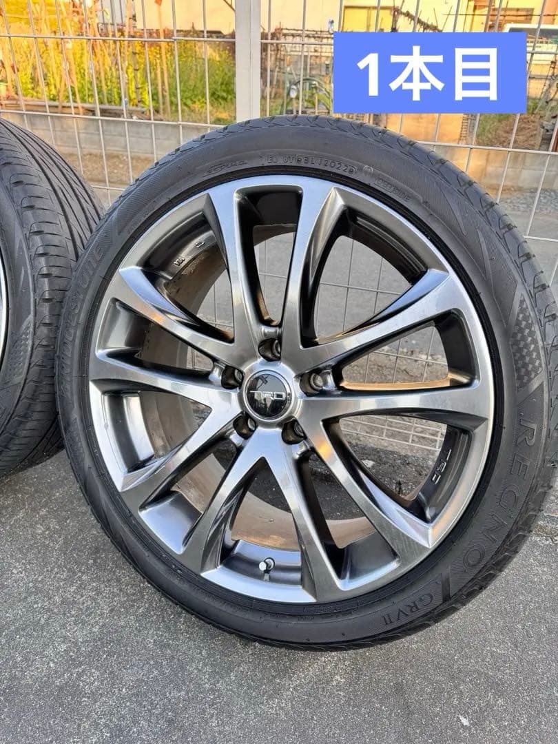 TRD TF5 19インチ Bridgestone REGNO サマータイヤ付き