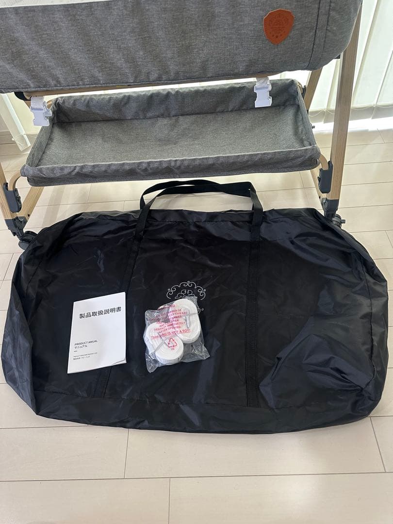 HZDMJ ベビーベッド⭐︎グレー