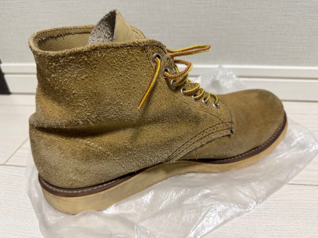 z*9様 レッドウィング 8167 スエード プレーントゥ 8E 四角犬タグ