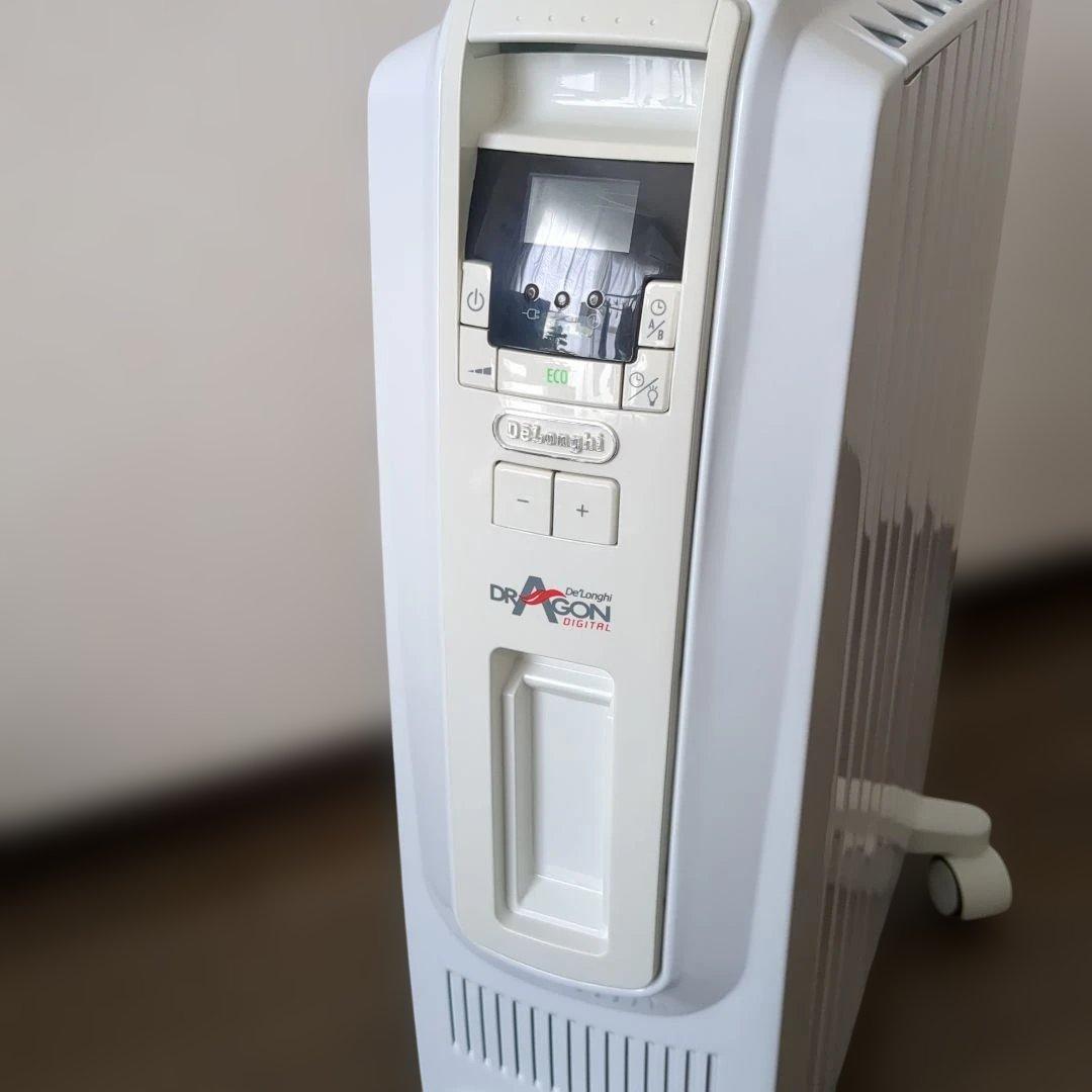 【De'Longhi】デロンギ DDQ0915-WH デジタルオイルヒーター