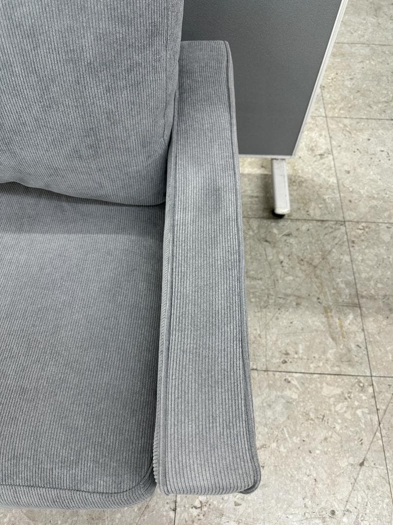 2人掛けソファ　ロータイプソファ可能　グレー