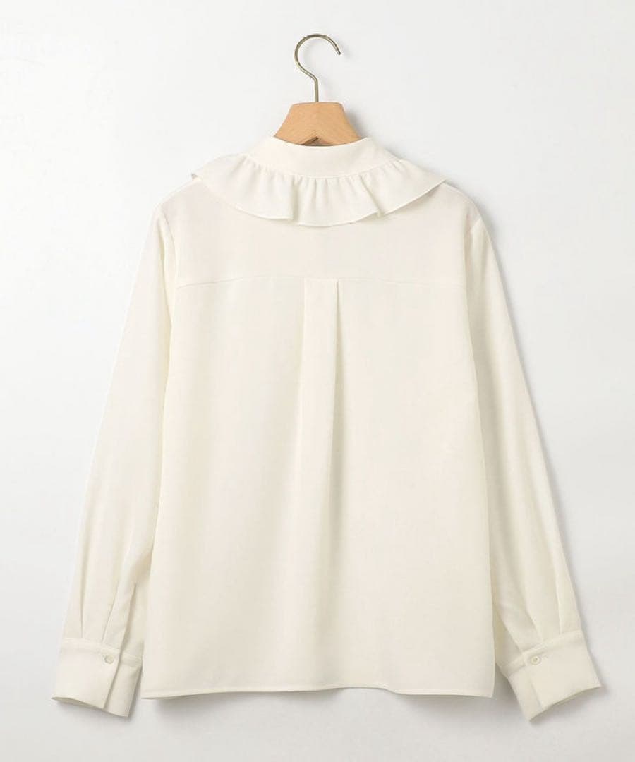 組曲　 ボウタイ付きフリルカラー ブラウス サイズ2