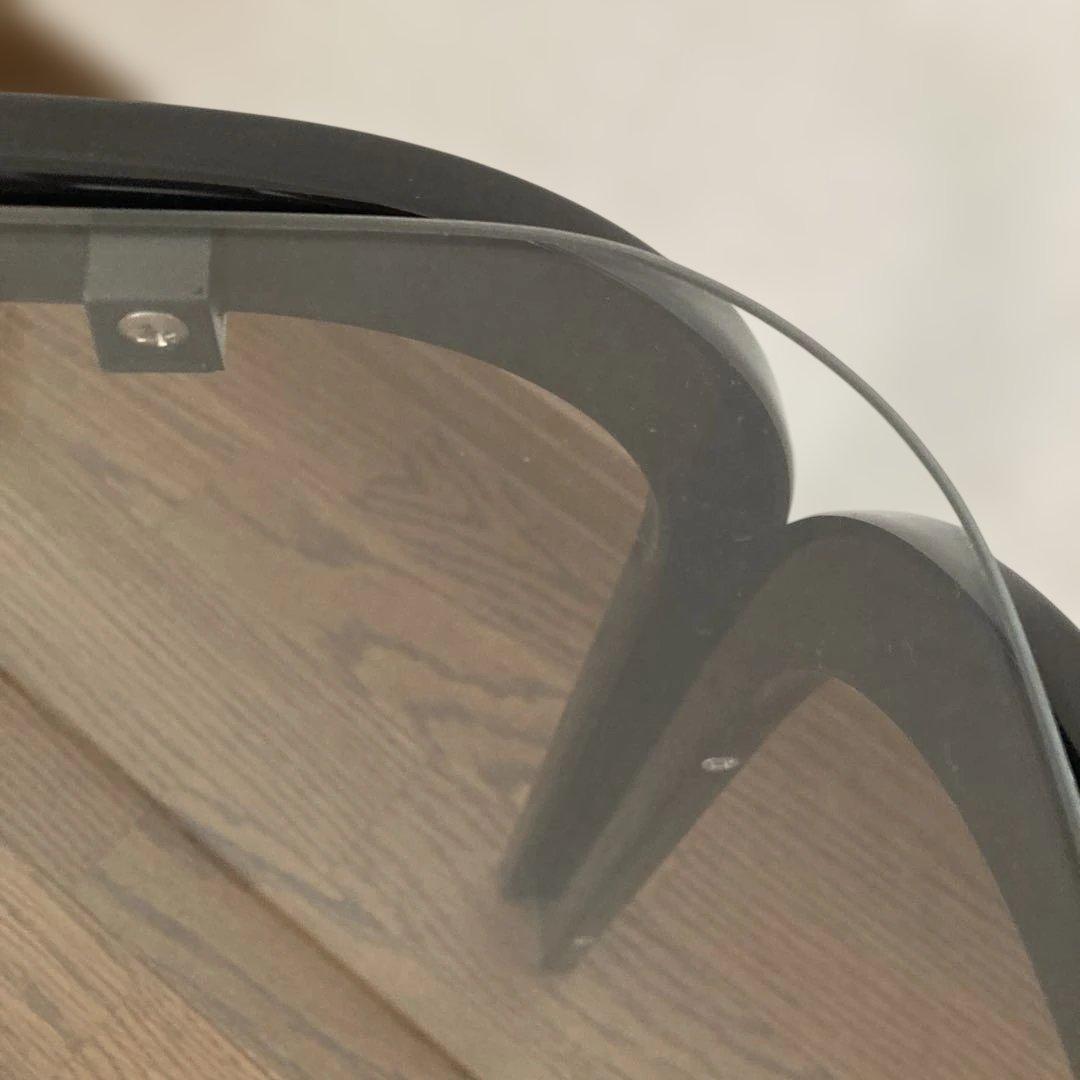 希少　レトロ　ガラステーブル　ブラック