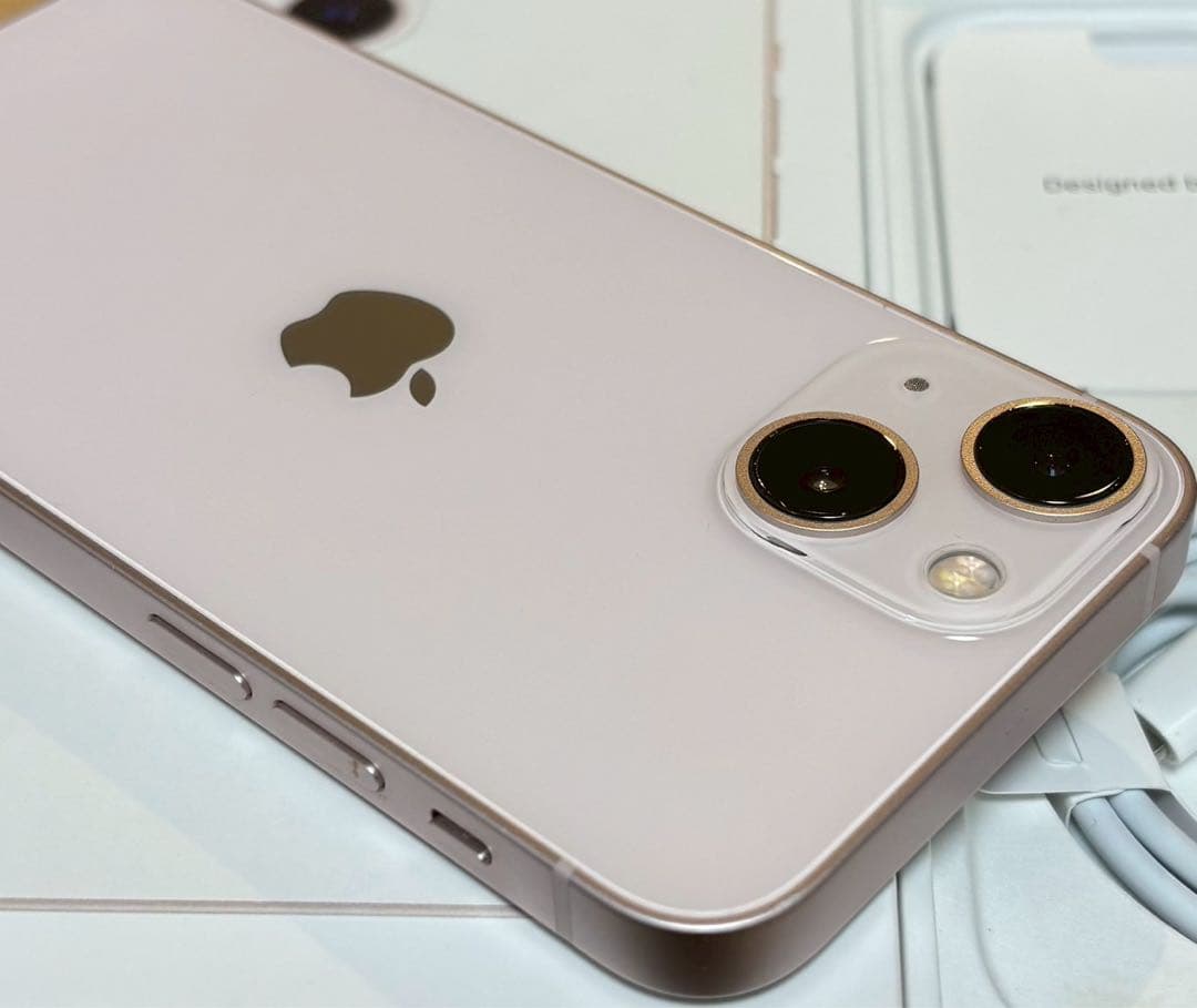 【新品バッテリー】iPhone 13mini 128GB ピンク　SIMフリー