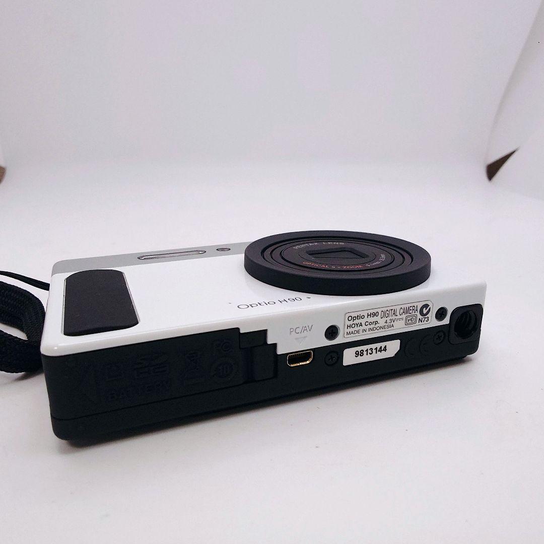 【可愛いすぎるコンデジ】PENTAX optio H90 ホワイト×シルバー