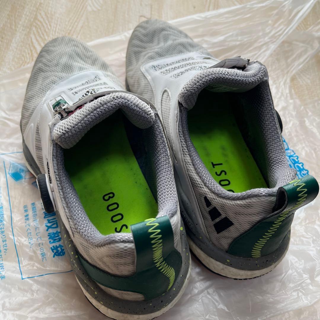 adidas コードカオス 25 BOA ホワイトシルバーメットカレッジグリーン