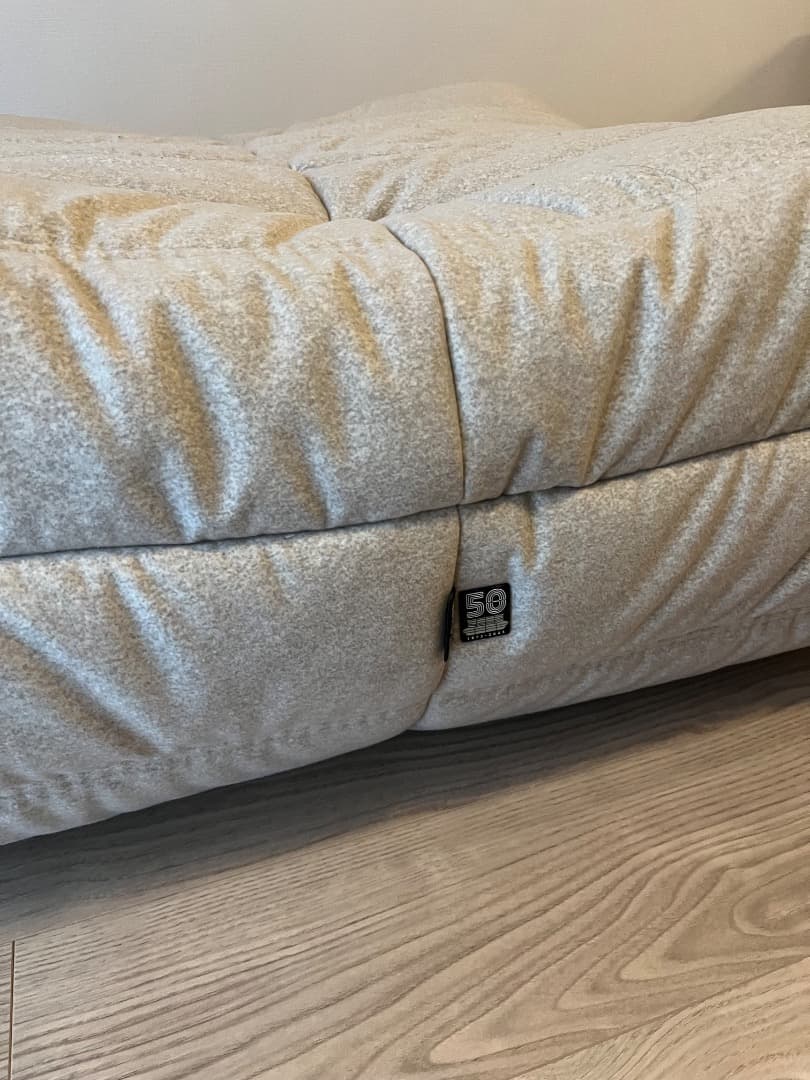 リーンロゼ　トーゴ パフ DENDEN ベージュ【正規品 】