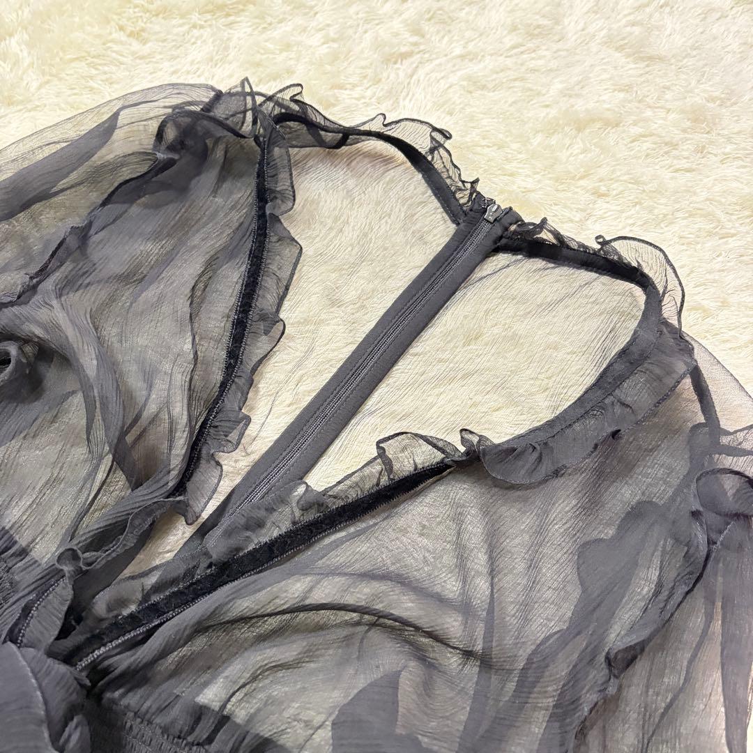 ドルチェ＆ガッバーナ ドルガバ シアー リボン マーメイド ブラウス