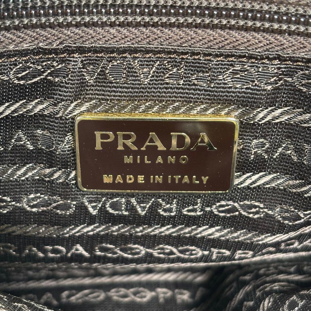 プラダ ショルダーバッグ チェーンショルダー 斜め掛け テスートナイロン