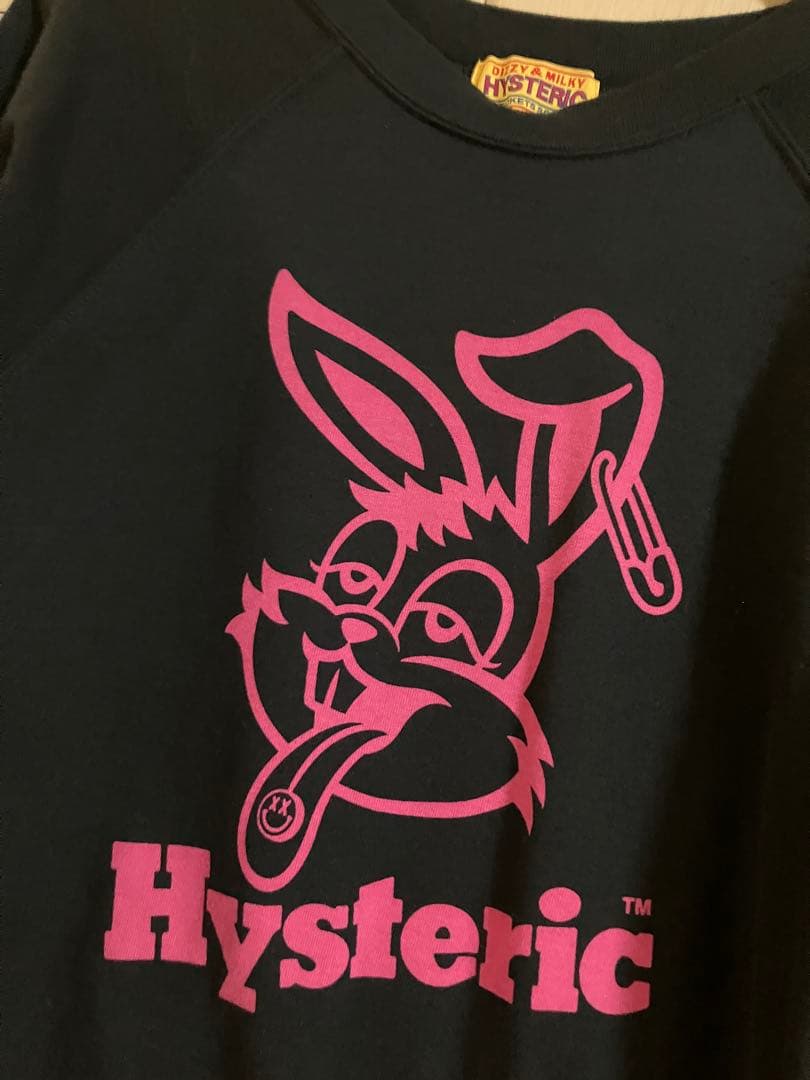 HYSTERICGLAMOUR裏毛うさぎトレーナー