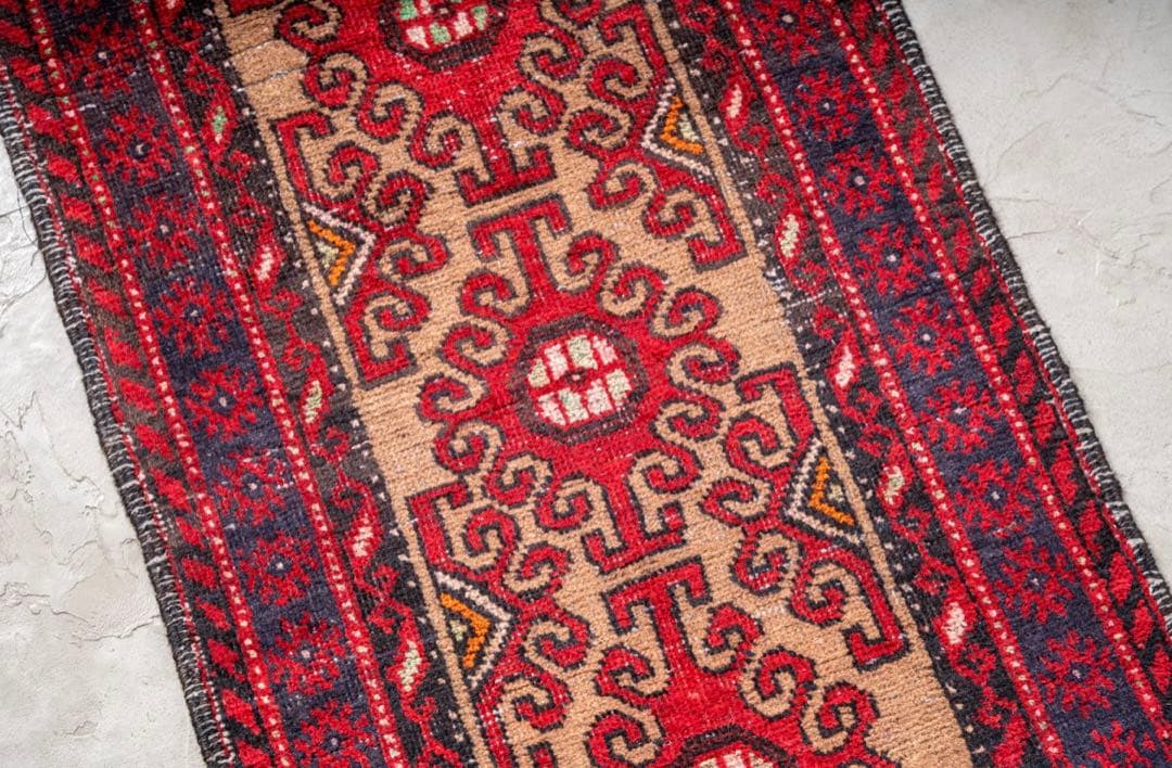 ヴィンテージ ペルシャ絨毯 1940 x 550mm 1980s VINTAGE