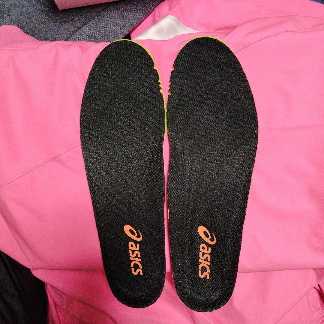 着用1回アシックス　ゲルレゾリューションX25.5cm 2Eグレー オレンジ