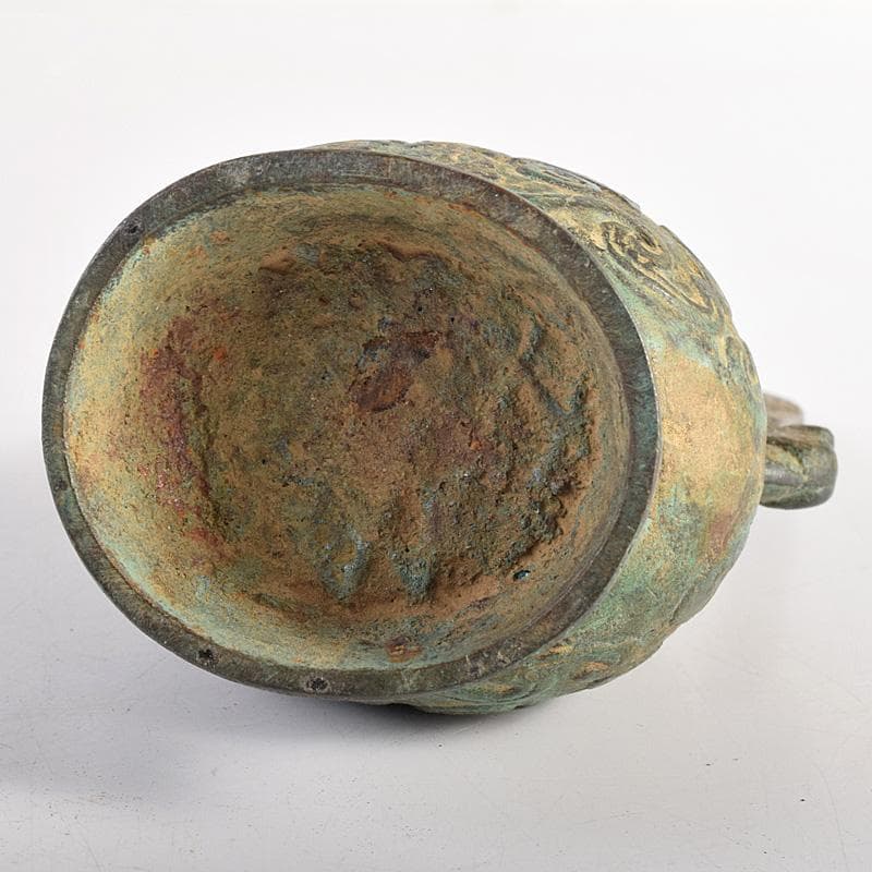 中国　古銅青銅　饕餮文　香炉　M　R8784