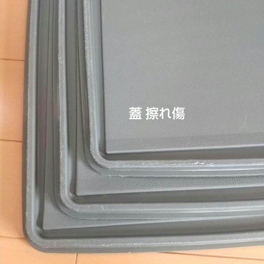 【タッパーウェア】収納ケース ディープスーパーケース 深型 ダークグリーン 3個