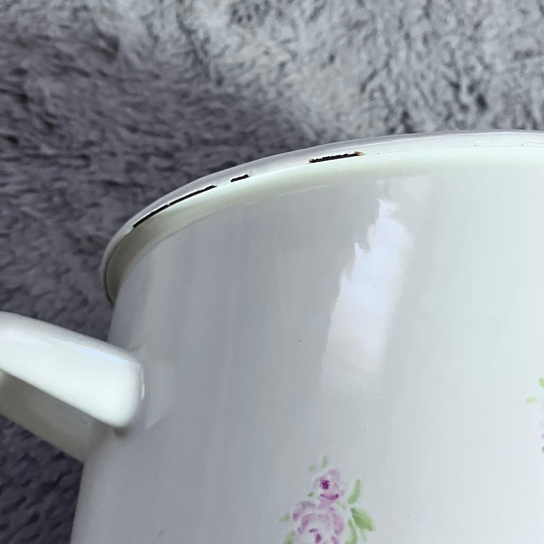 イマン　ローズバスケット　ホーローストッカー