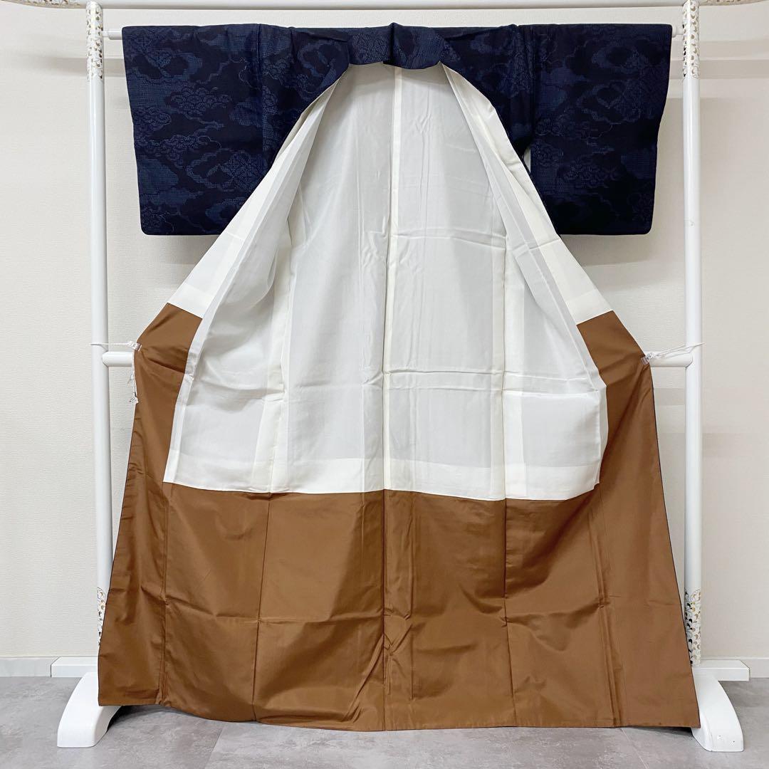 キリコまるK0128美品 逸品 重要無形文化財 100山亀甲 正絹 結城紬