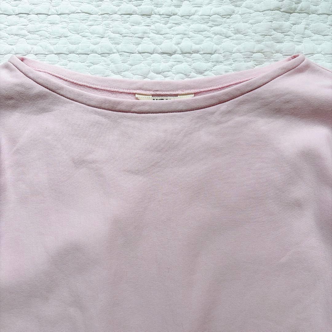 美品⚑ロンハーマン別注　オーラリー　ボートネックスウェット　ピンク