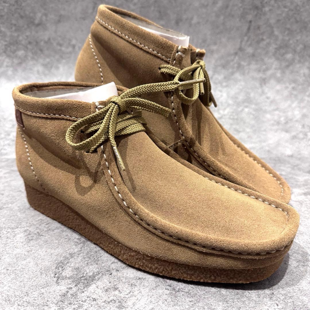 【未使用品】CLARKS クラークス　25 ワラビー　シェイカーブーツ　レザー