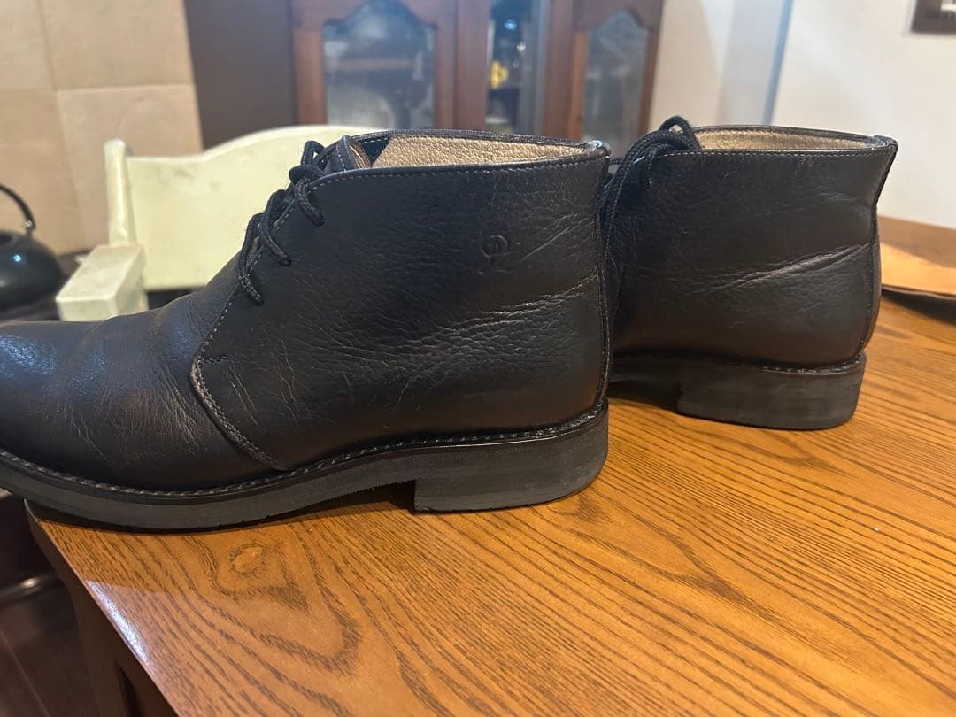 ダナー　チャッカブーツ　黒　25.5