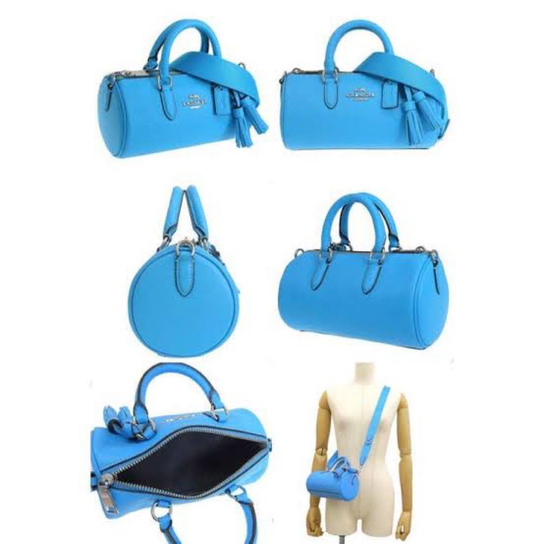 COACH タッセル付きショルダーバッグ