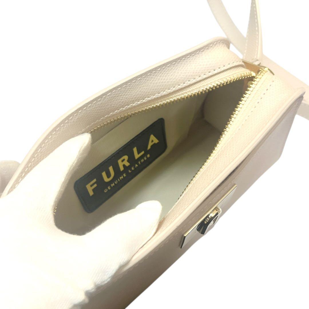 【未使用】フルラ 1927 ミニ クロスボディ ショルダーバッグ アーチロゴ