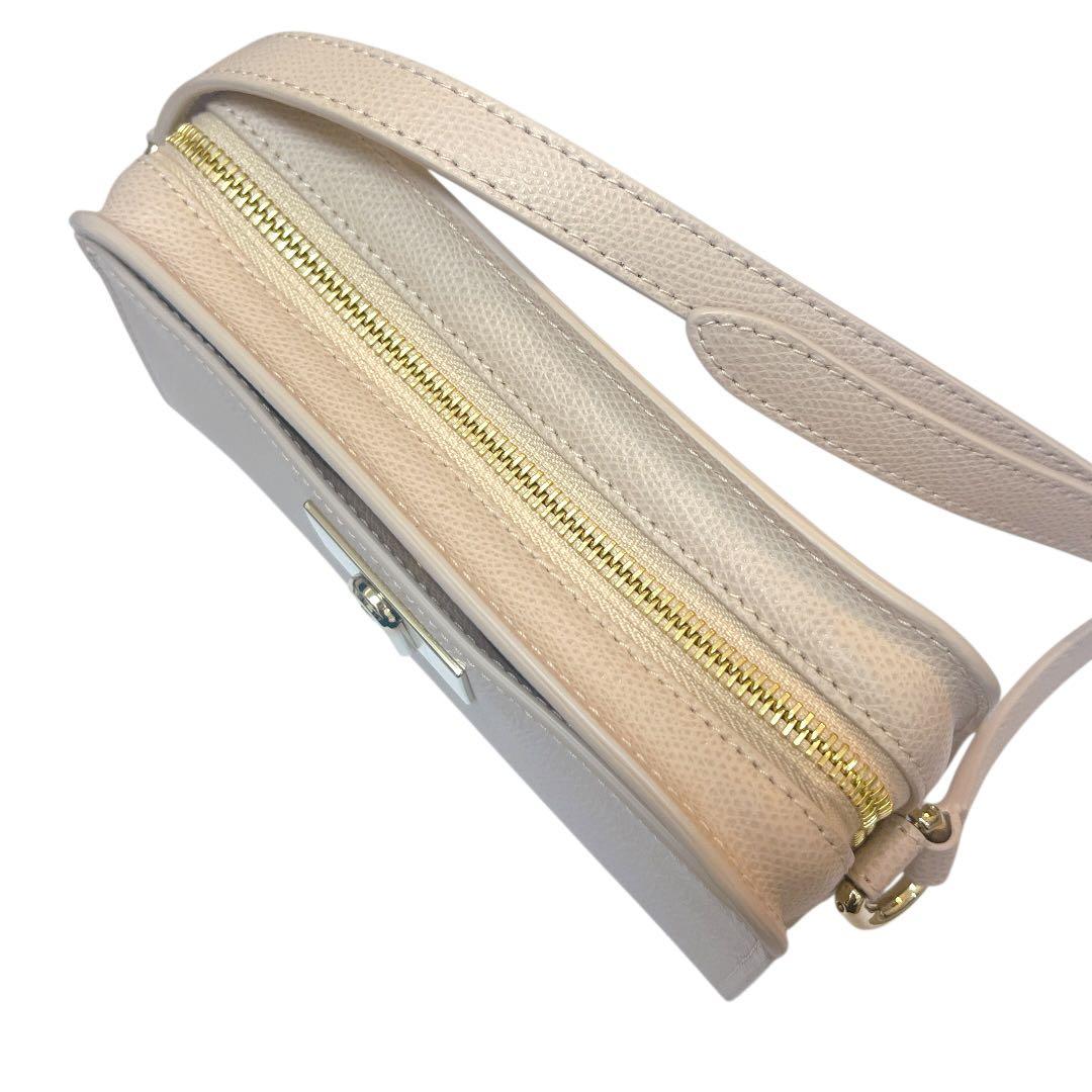 【未使用】フルラ 1927 ミニ クロスボディ ショルダーバッグ アーチロゴ